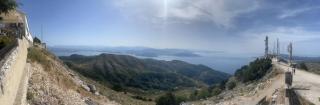 At the top of Corfu