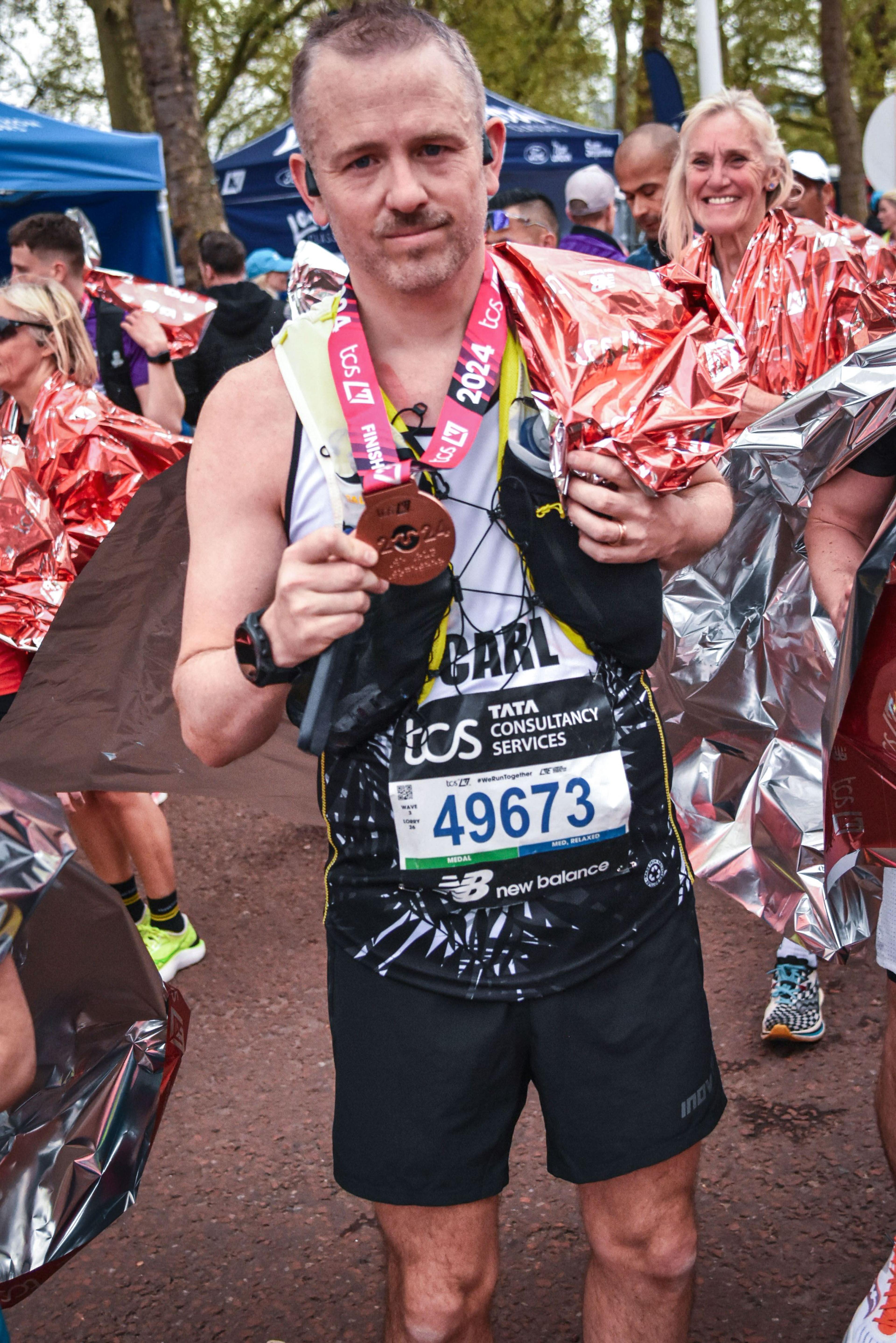 London Marathon Medal and me!
