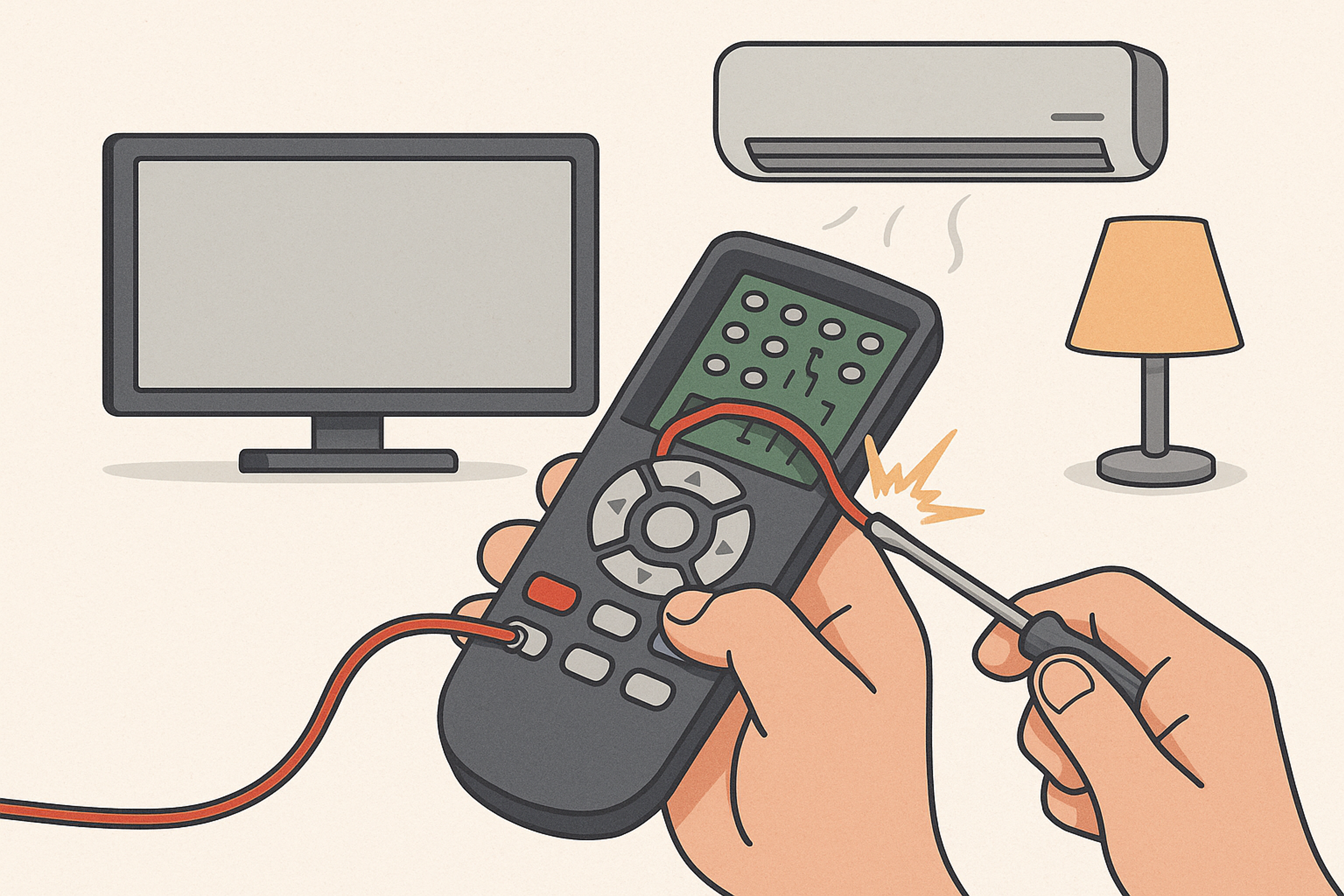 Rewiring a remote control