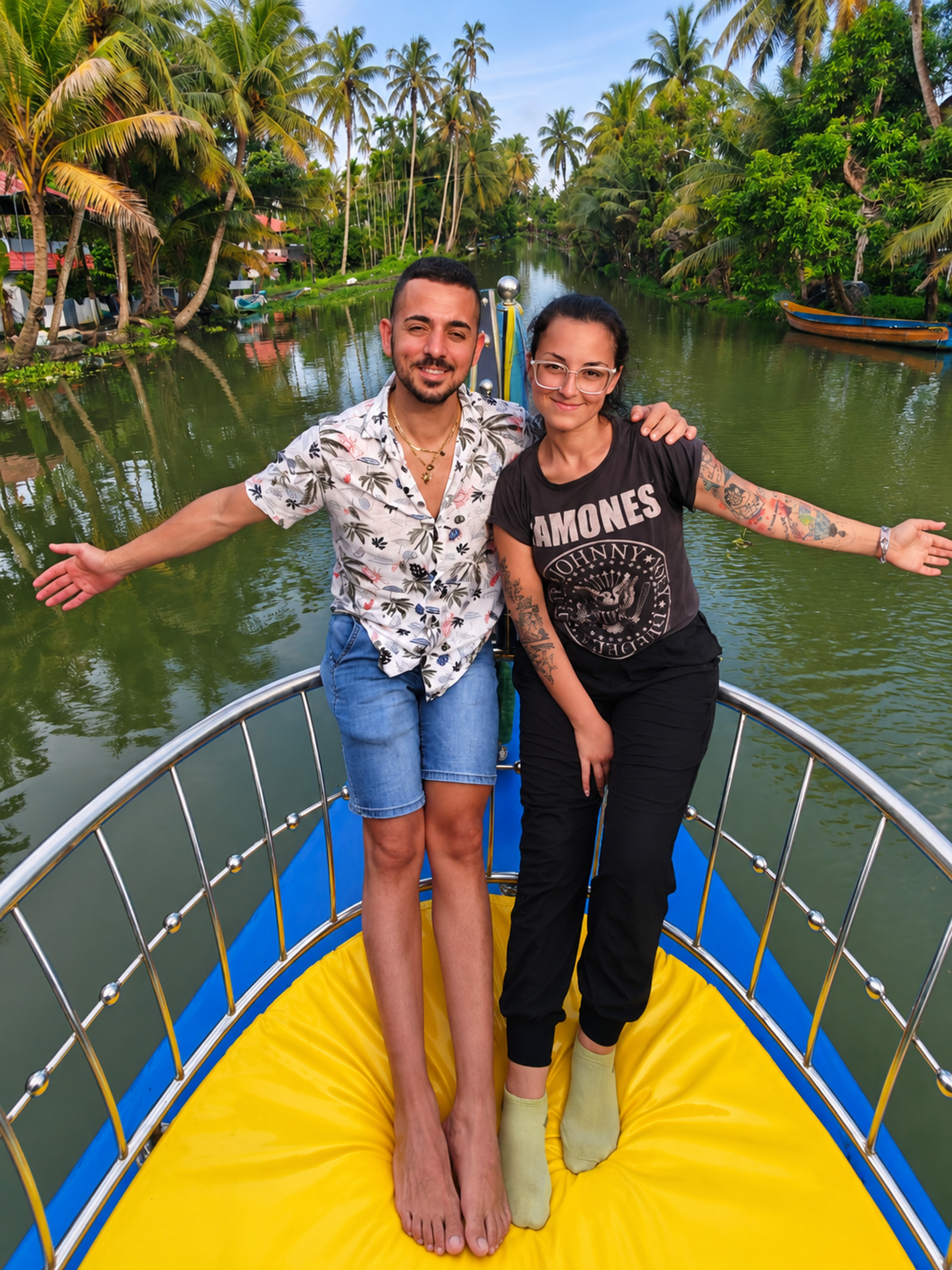 Shikara Boat Cruise in Alleppey backwaters