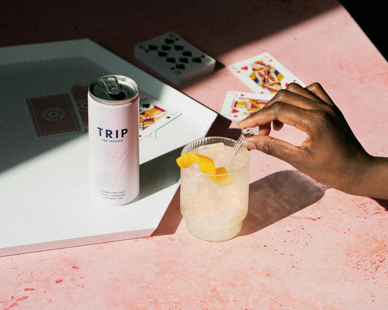 Trip non-alcoholic CBD drinks