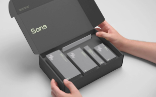 Schachtel mit Sons-Produkt