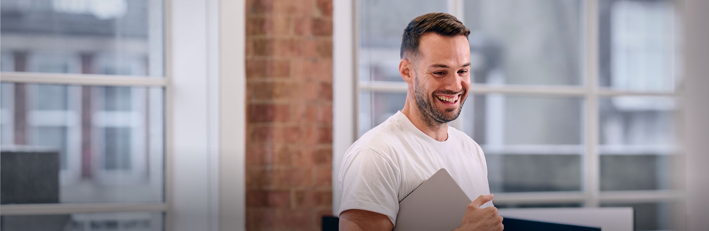 smiling person 