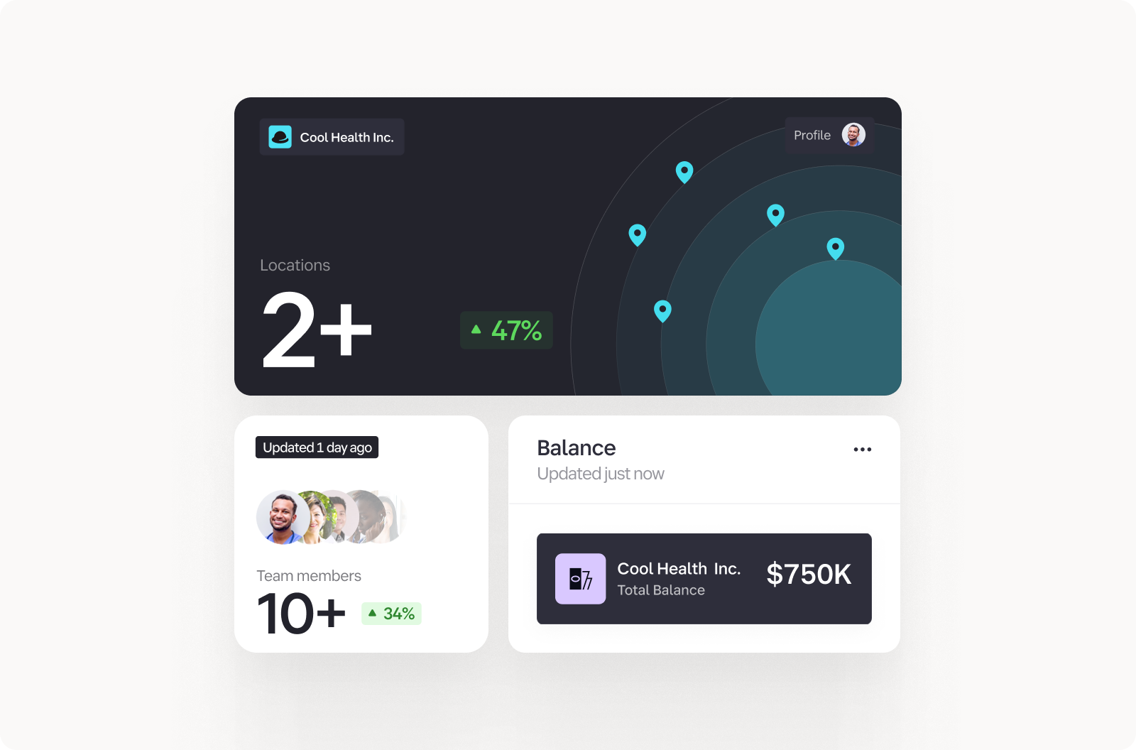 An assortment of cards presented on a single card, highlighting diverse designs and categories for visual interest.