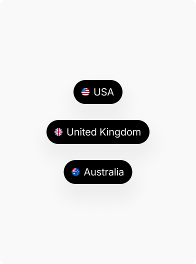 United States, United Kingdom, Australia