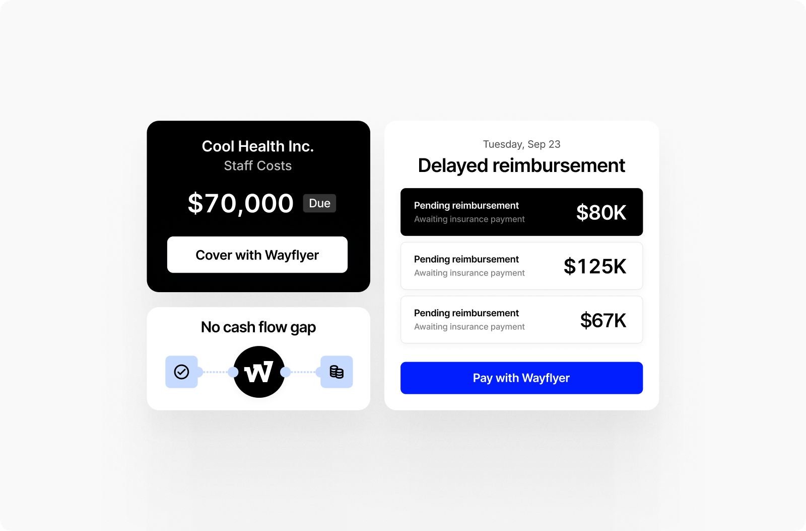 Screenshot showing a payment interface with a highlighted button for making payments.