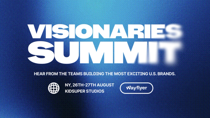 Wayflyer Visionaries Summit New York banner