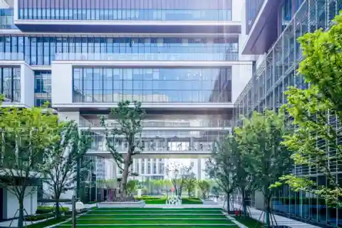 Shot of NYU Campus facing the west side.
