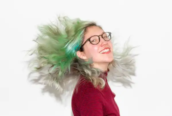 "Changing my hair brings me sheer, unadulterated joy. From having long hair, to pixie cutting, to dying my hair ten different colors, I've done it all short of shaving my head(watch out). Not only do I see it as an act of defiance to expectations, but also as an act of self-ownership. It serves as a daily reminder to embrace growth, improvement, and the ever-changing, impermanent nature of life." - Angelica Castro-Mendoza