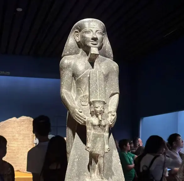 Picture of Egyptian Pharaoh at the Shanghai Exhibit.