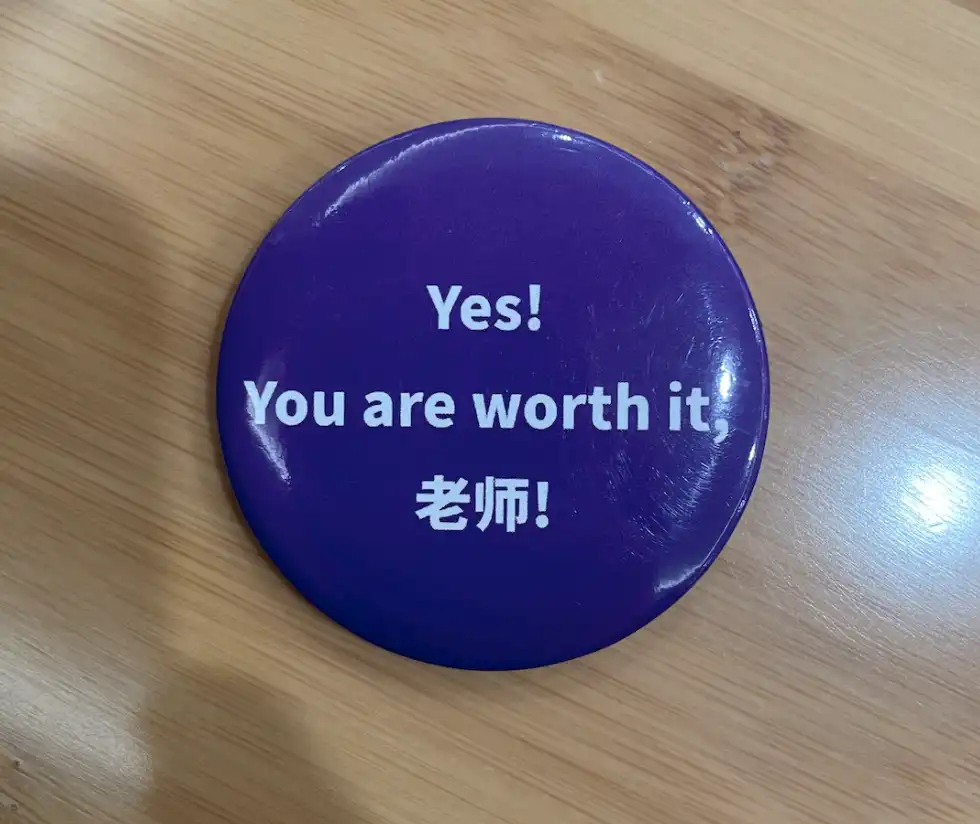 Close up of the Buttons