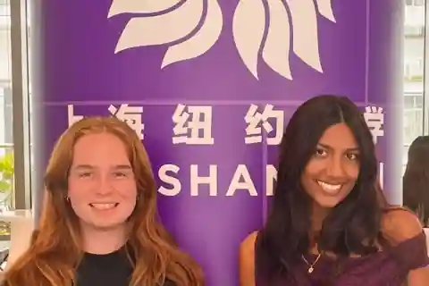 New OMS editor-in-chief Nithila Krishnakumar (right) and new president Ari Harris.
