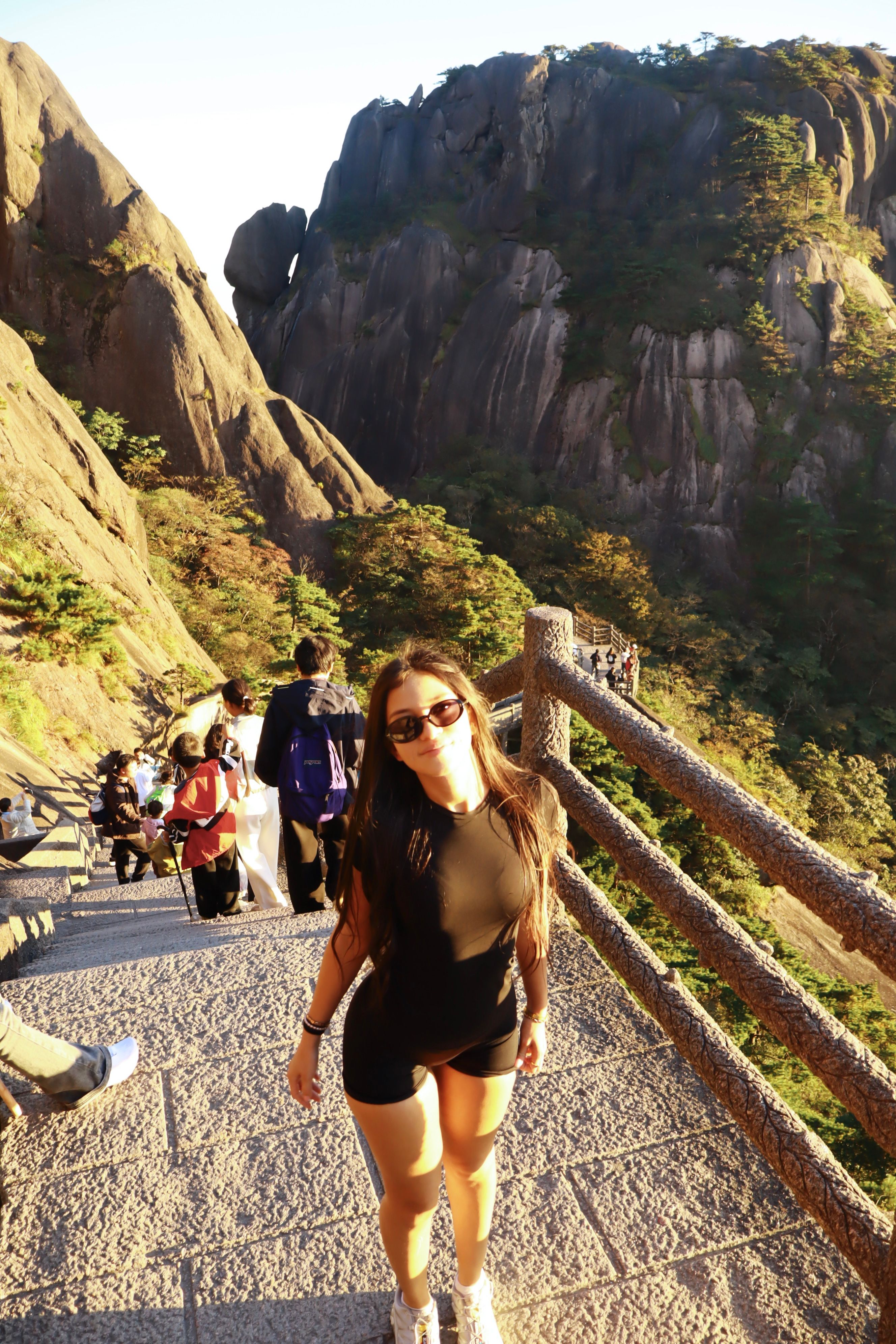 A picture of a hike.