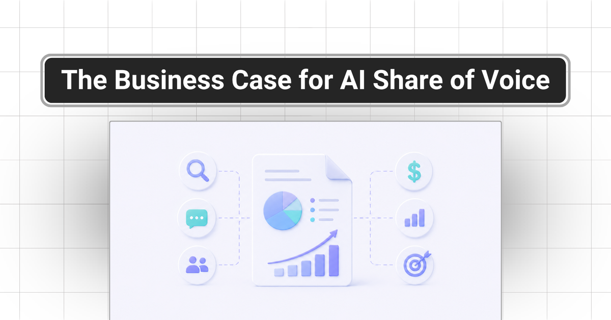 How to Build the Business Case for AI Share of Voice