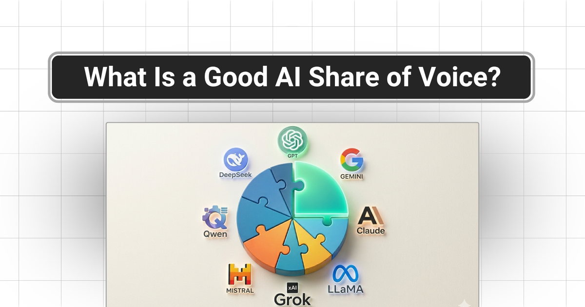 What Is a Good AI Share of Voice? Benchmarks and Targets for 2026