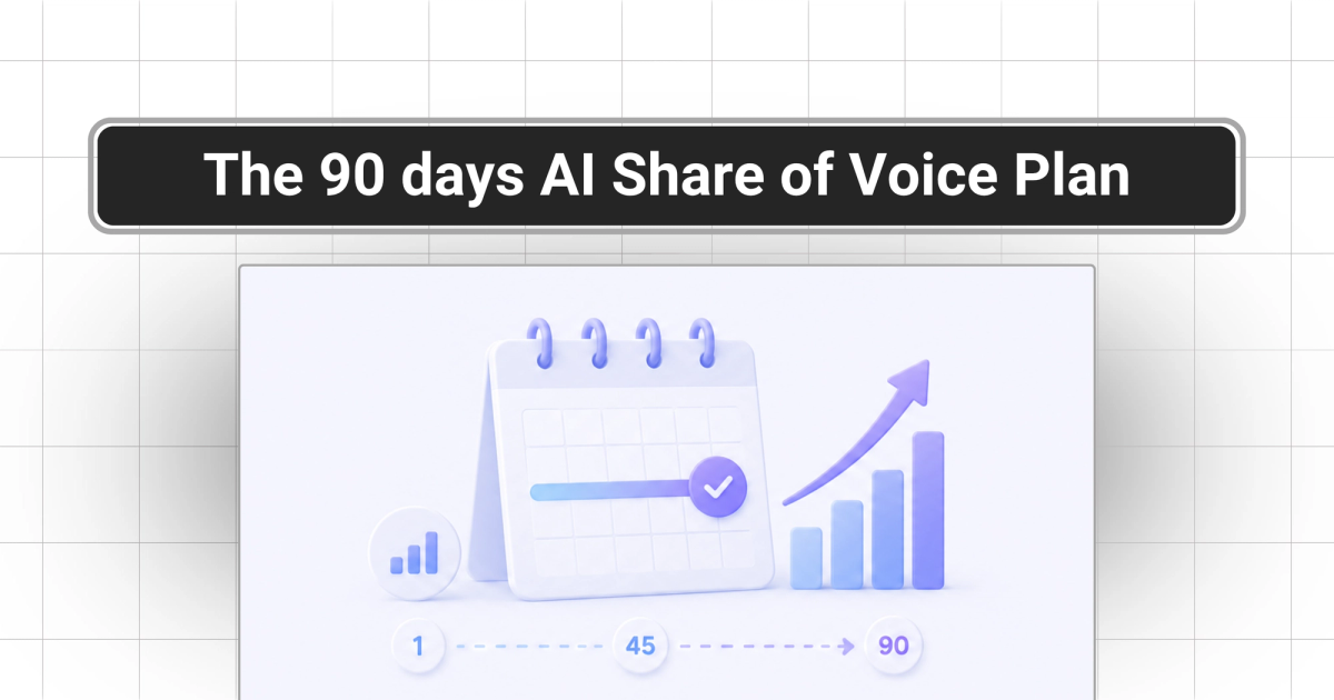 How to Improve Your AI Share of Voice in 90 Days