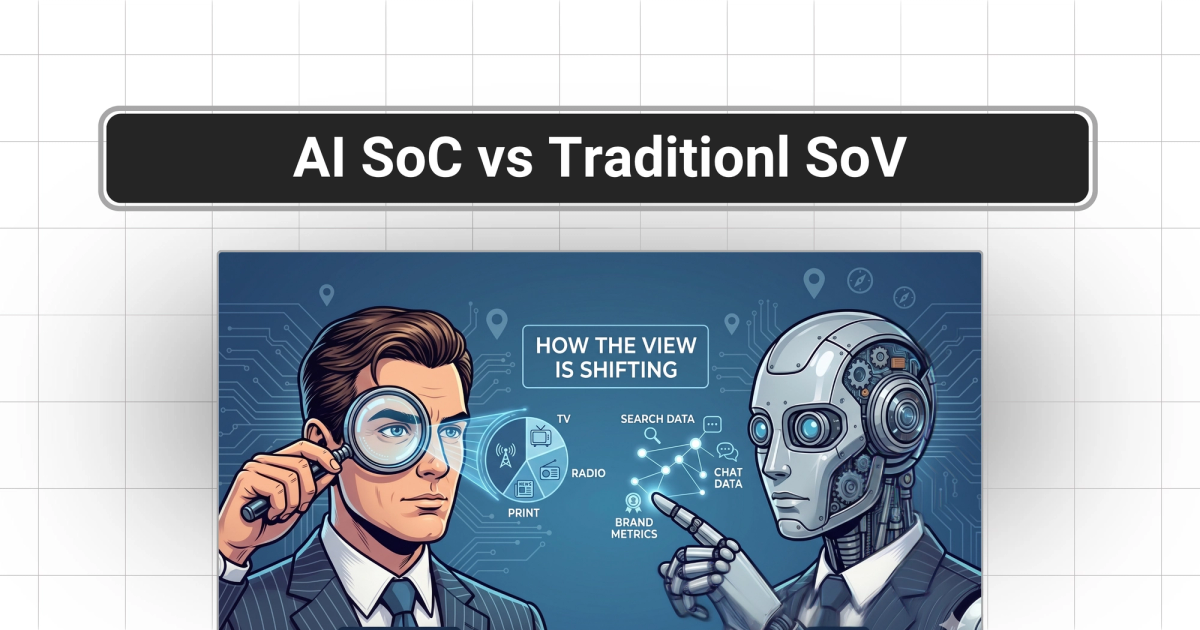 AI Share of Voice vs. Traditional Share of Voice: What Actually Changes
