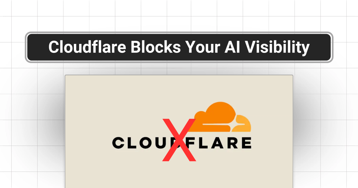 Cloudflare Is Silently Blocking Your AI Crawlers: How to Check and Fix Before Losing Your ChatGPT Visibility