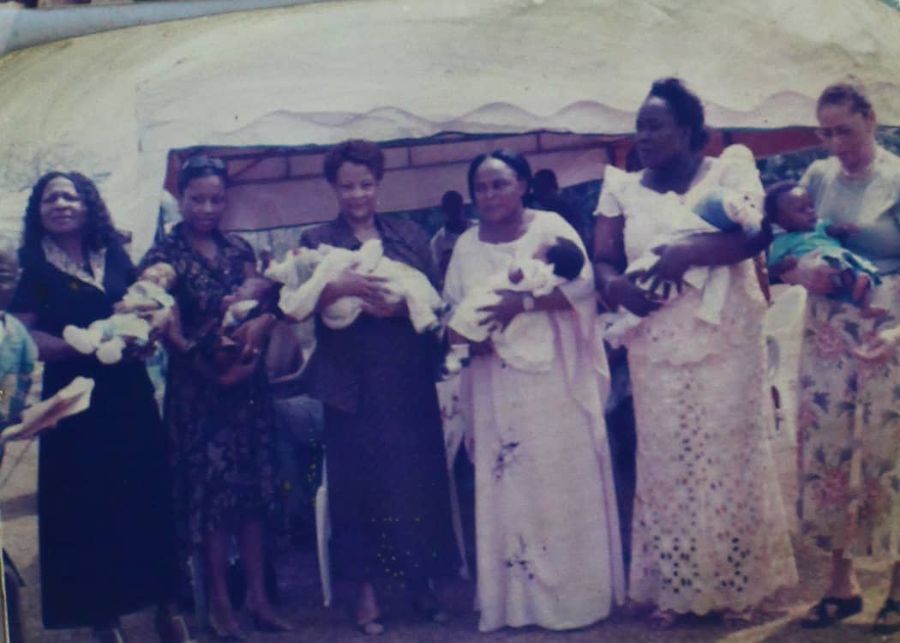 Handing over a rural health centre