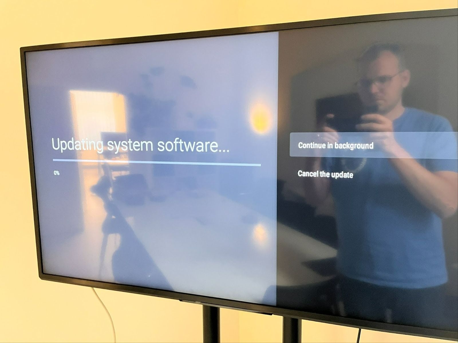 Continue in background