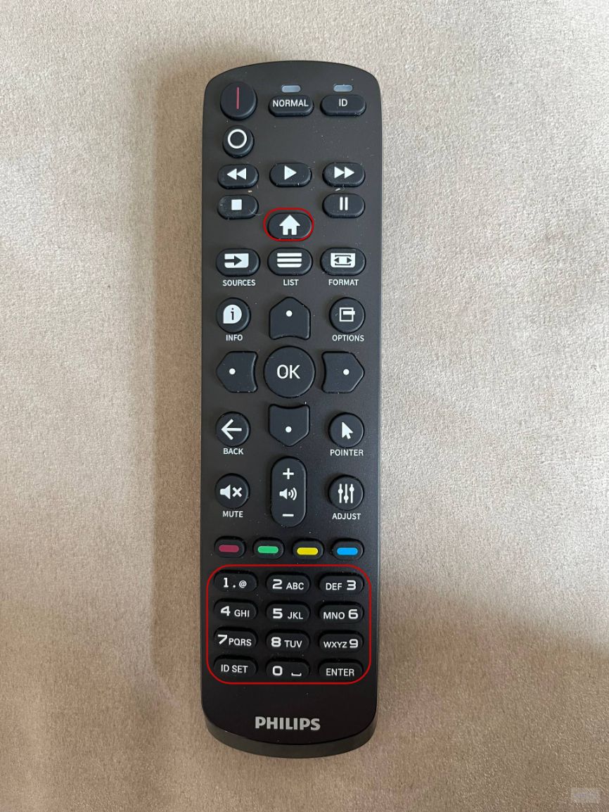Philips V remote