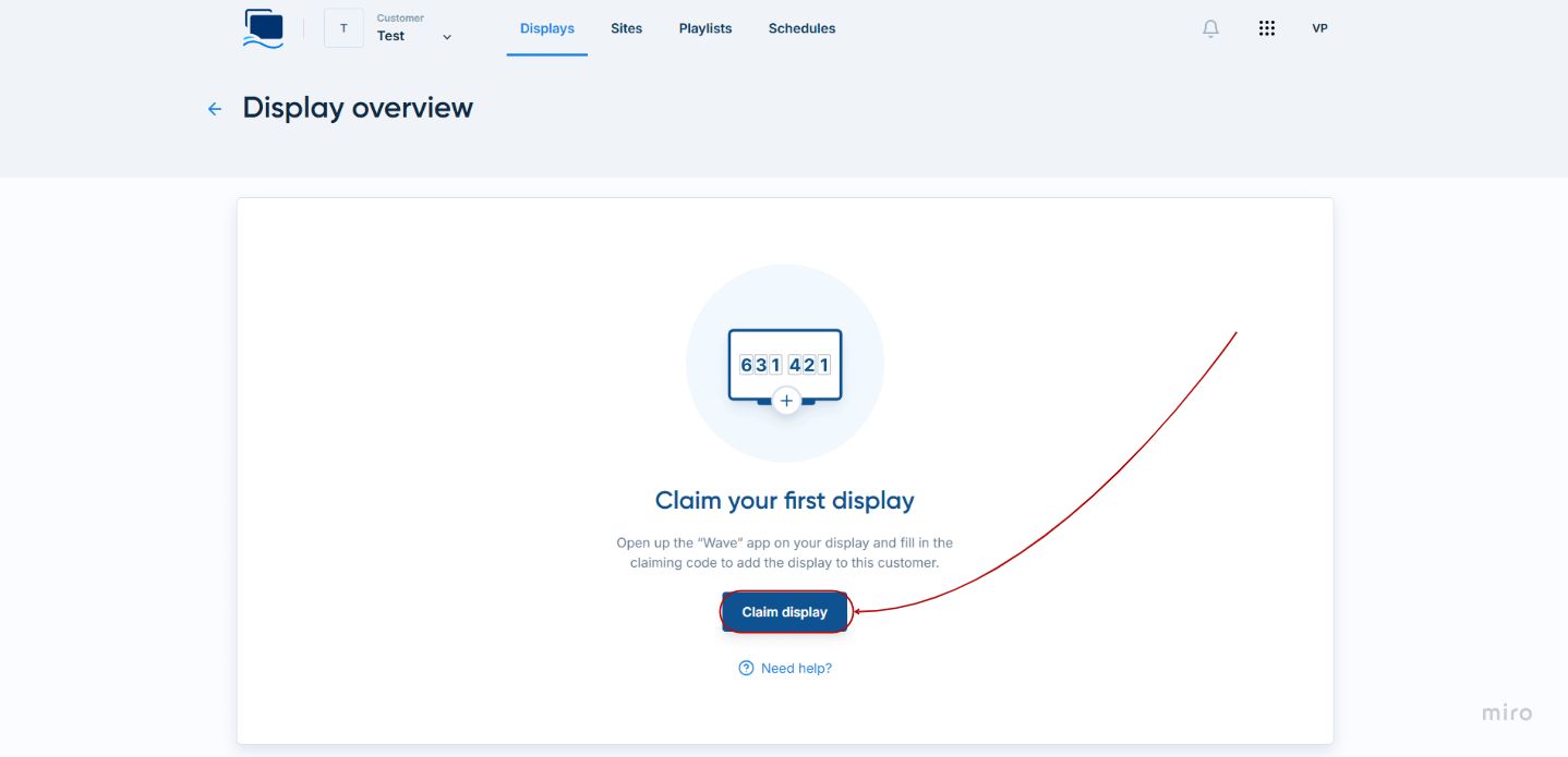 Claim Display (Wave)
