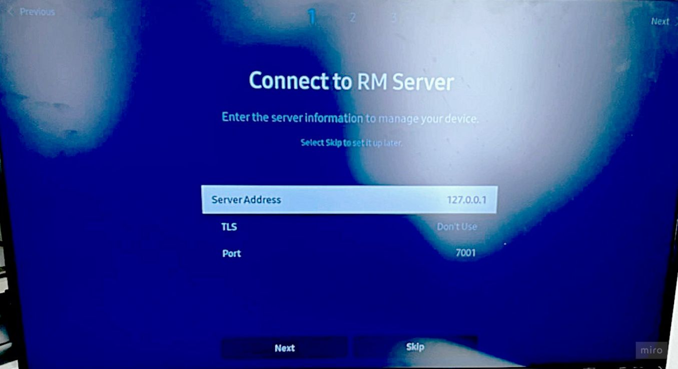 Connect to server