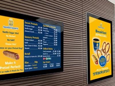 Digital Menu Board for Quick Service Restaurants (QSR)