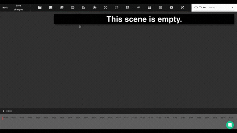 How to design a scene in Scene Editor