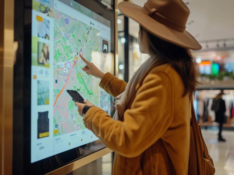 Wayfinding interactive system developed by ScreenManager
