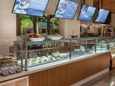 digital signage in food stores and qsr