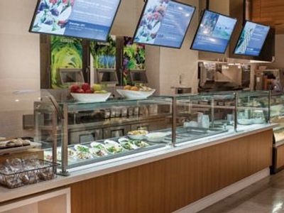 example of restaurant on digital display