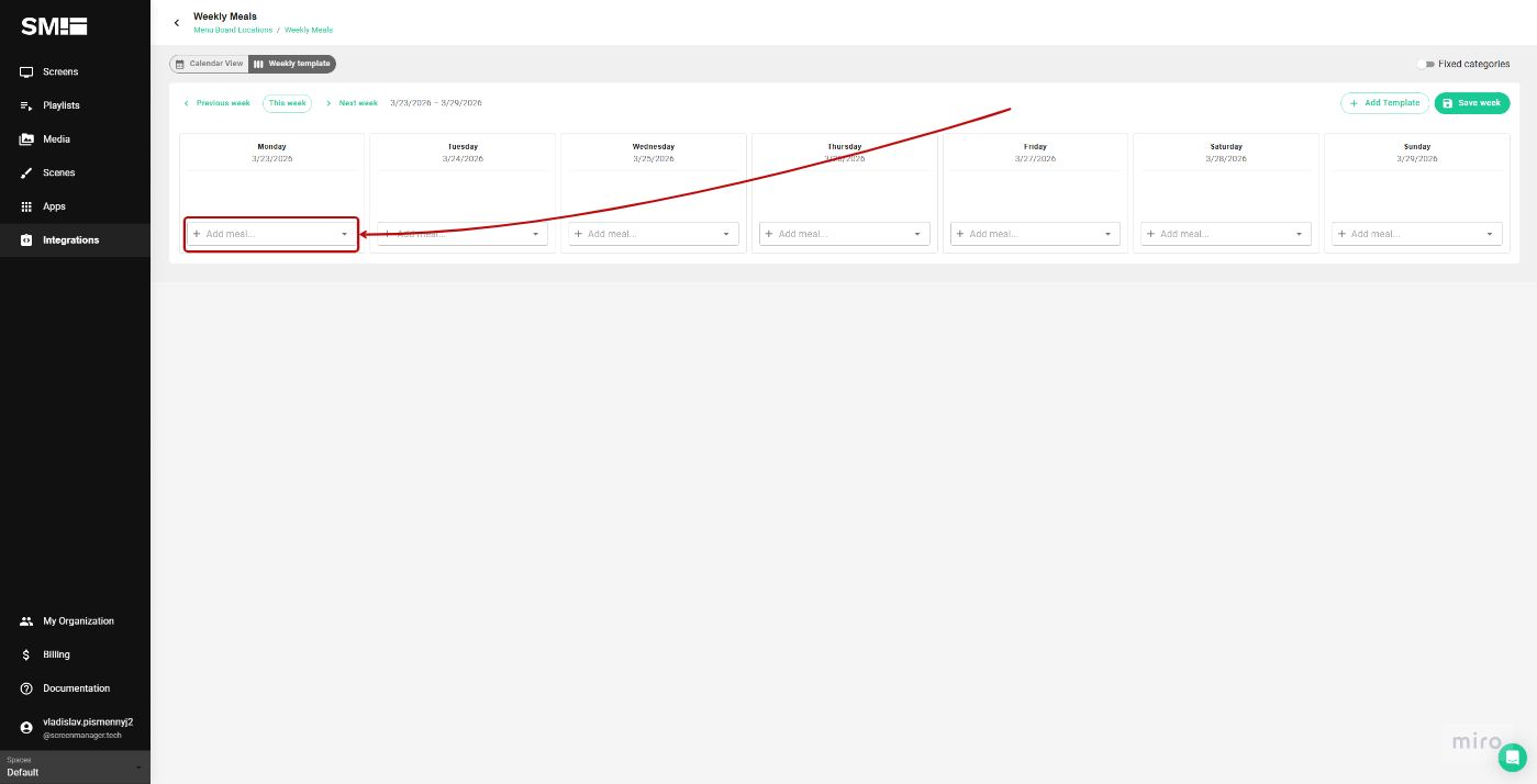 Toggle fixed categories 