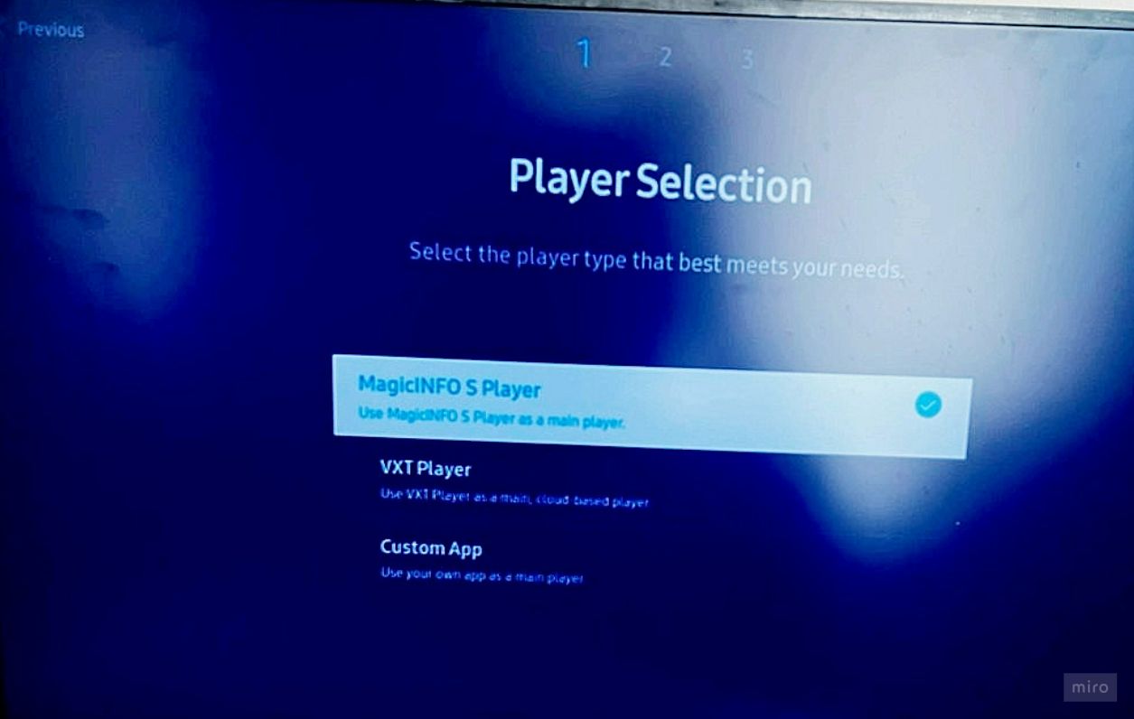 Player selection 