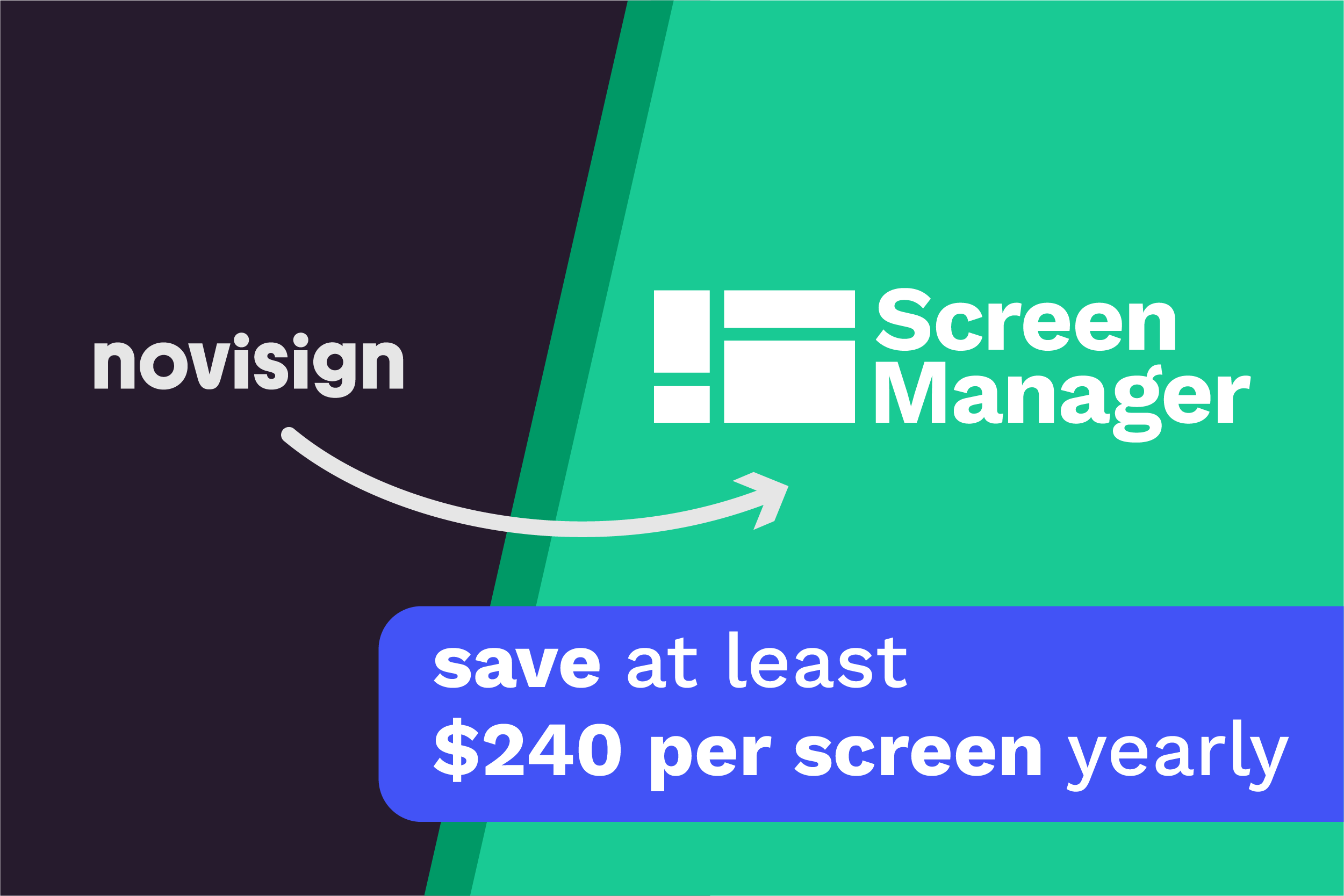 NoviSign vs ScreenManager