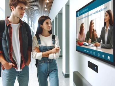 Digital Signage for School Announcements