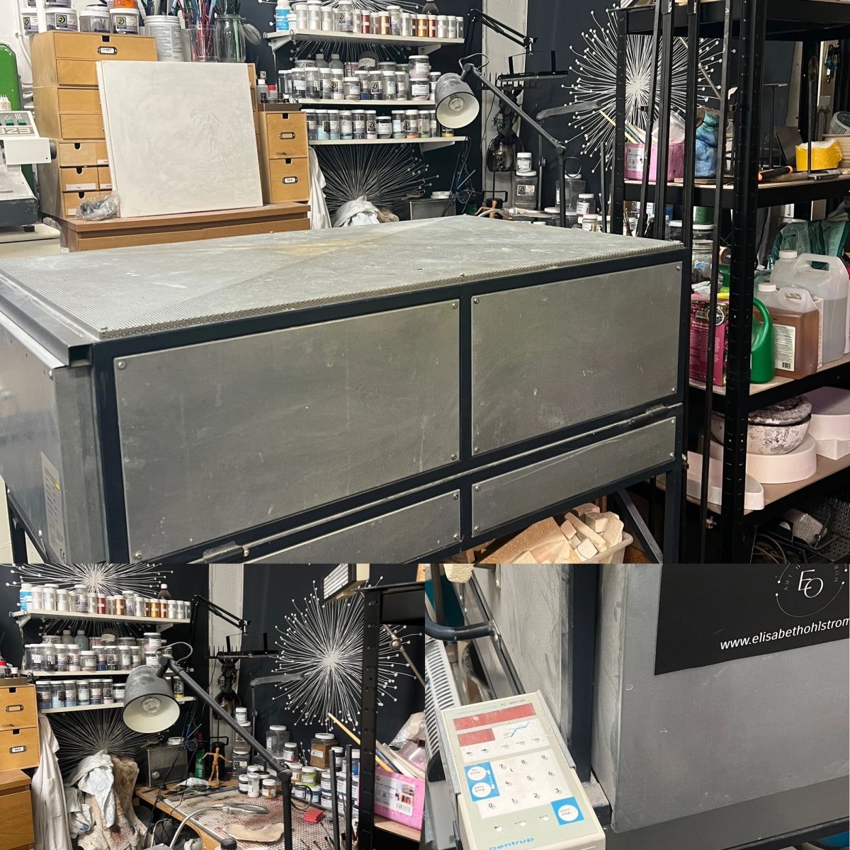 Working with glass and clay