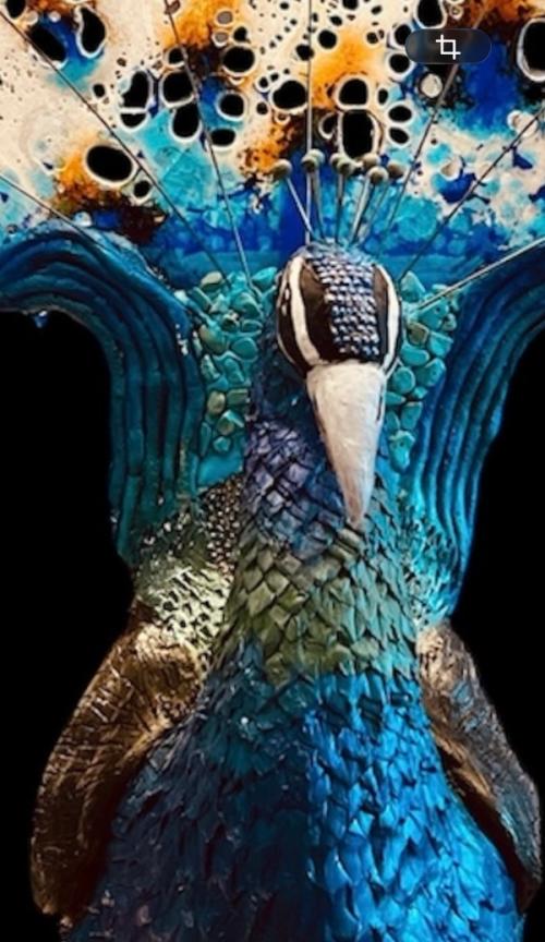 Feathers wowen from light