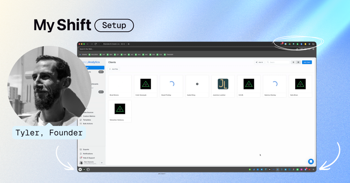 Shift Browser Install How a founder runs his agency in Shift Browser | Shift Browser