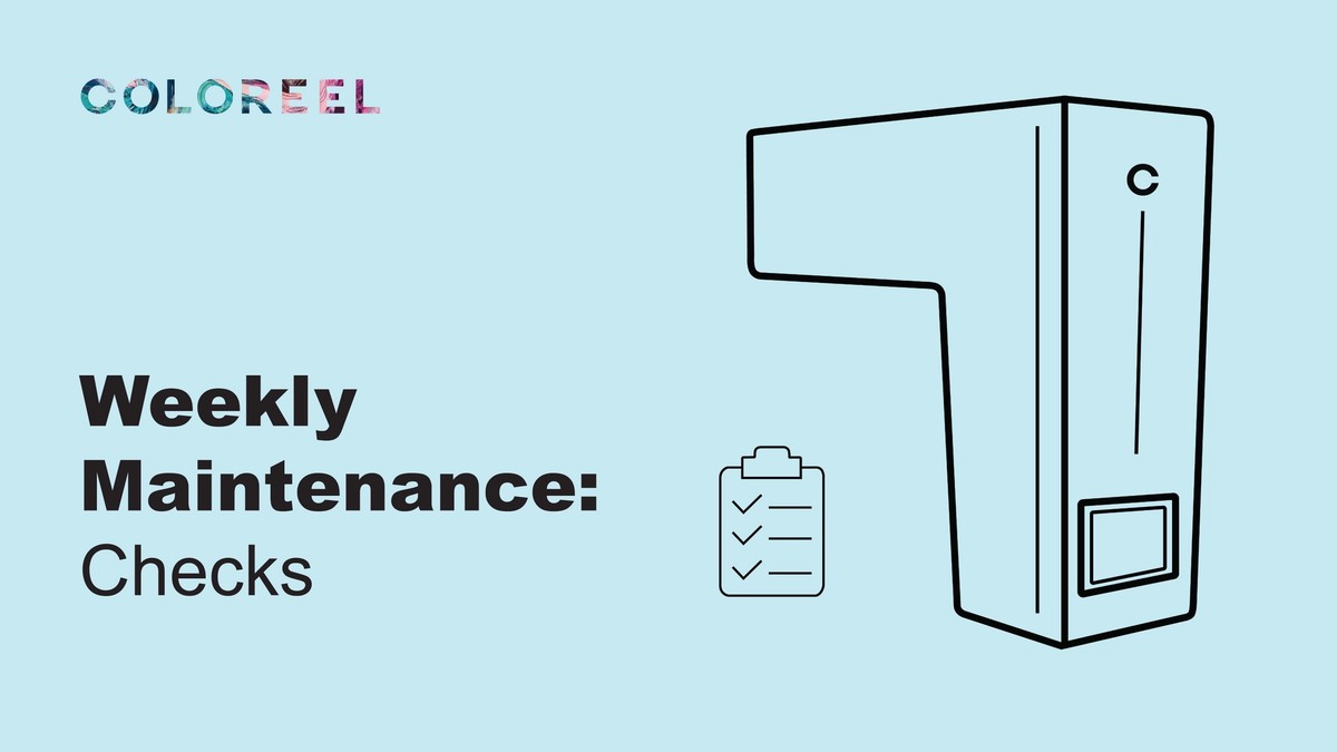 Weekly Tech Check Weekly Maintenance: Checks | Coloreel
