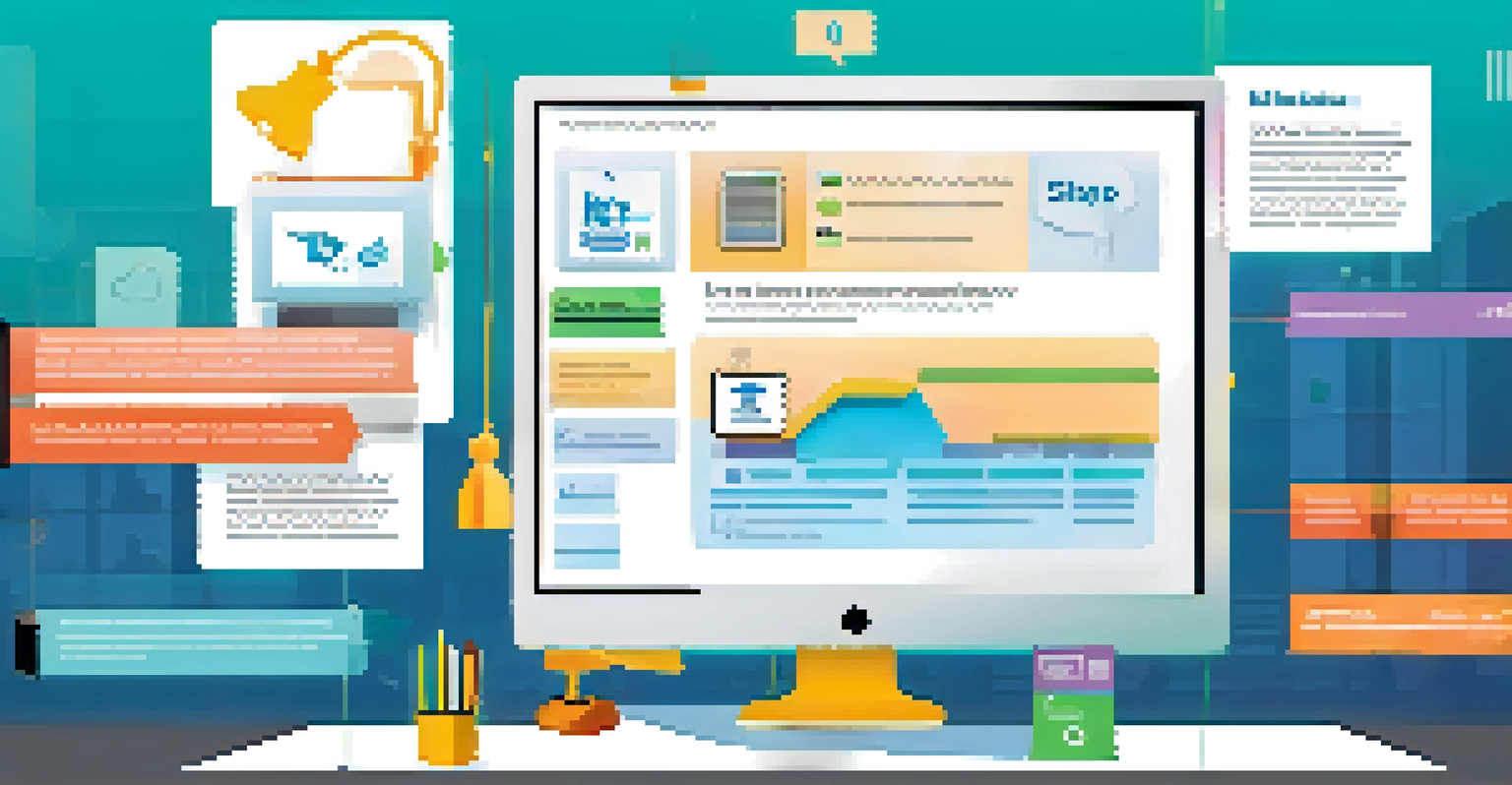 An infographic displaying steps to stay updated with software releases, featuring icons and a bright color scheme.