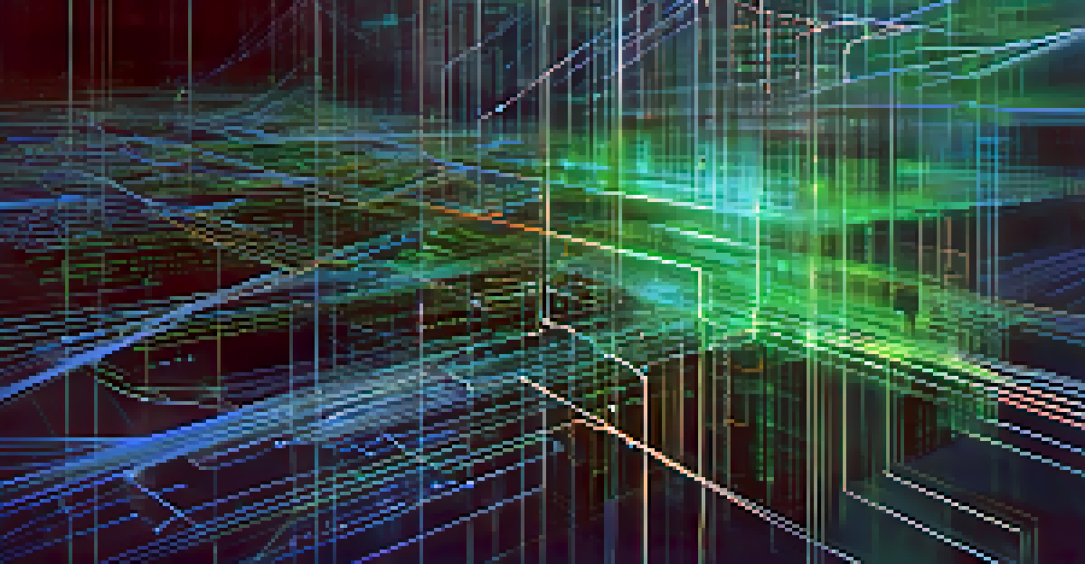 An abstract blockchain network with digital locks, symbolizing data security in cryptocurrency.