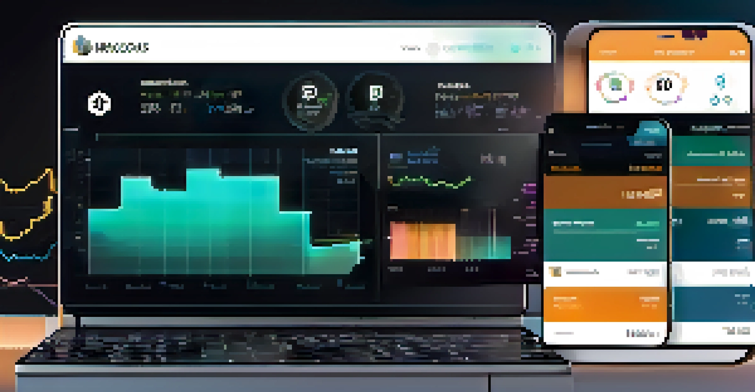 A close-up view of a digital wallet interface showing cryptocurrencies and DeFi tokens in a modern workspace.
