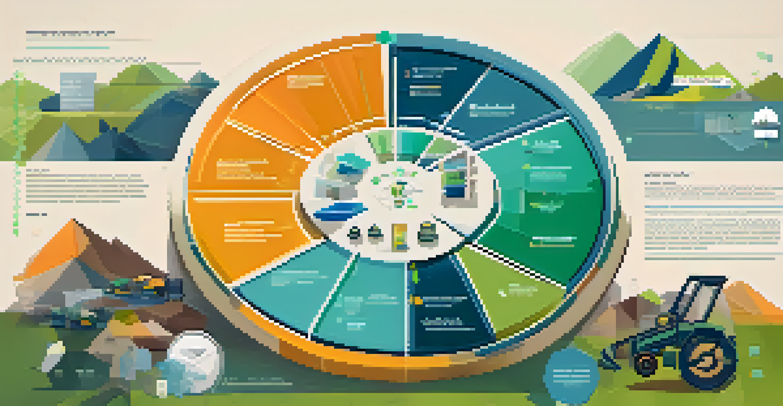 An infographic showing the concept of mining pools with a pie chart and illustrations of miners contributing their hash power.