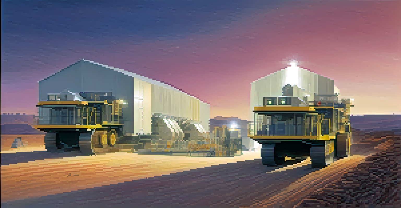 A comparison of traditional mining and modern quantum mining environments.