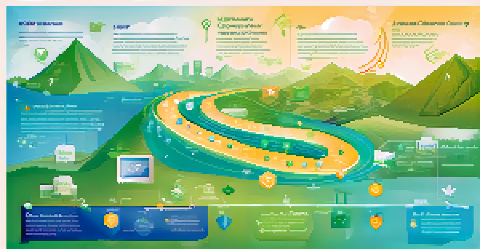 An infographic illustrating the journey of a cryptocurrency donation from a donor to a charity, with icons and arrows connecting the steps.