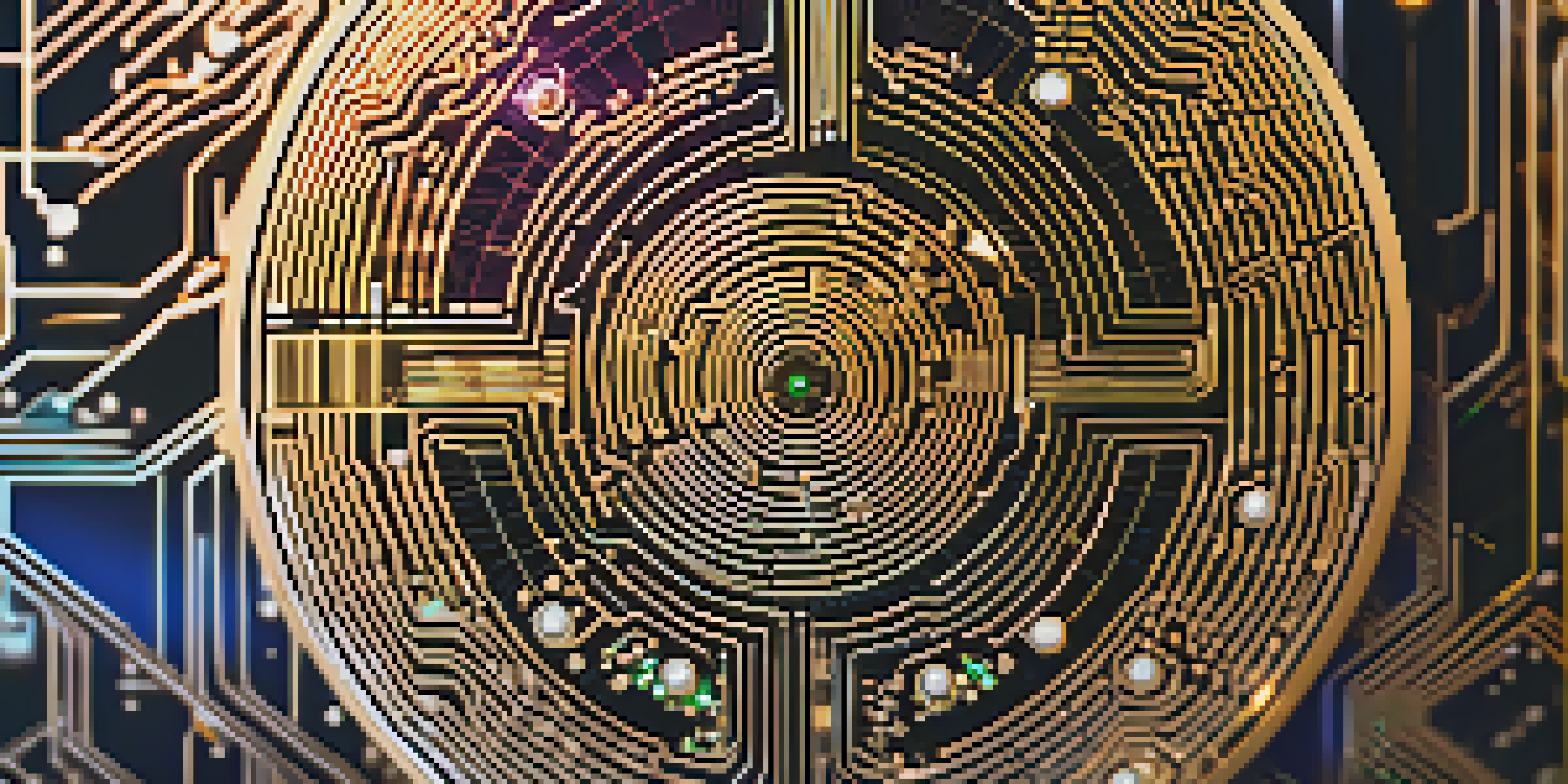A detailed close-up of an ERC-20 token with digital patterns and glowing effects against a blurred blockchain background.