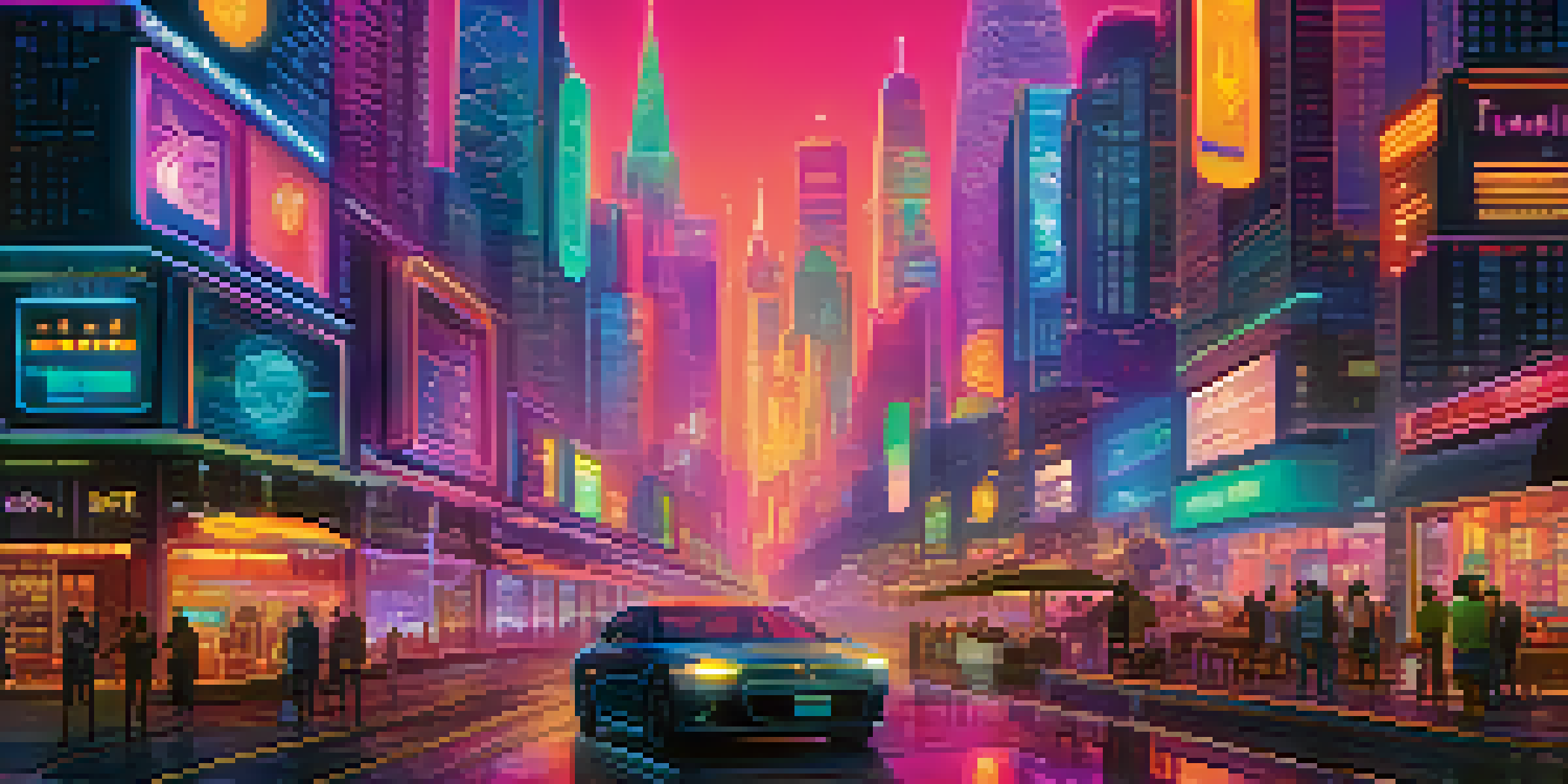 A digital wallet interface showing stablecoins with a futuristic city skyline in the background.