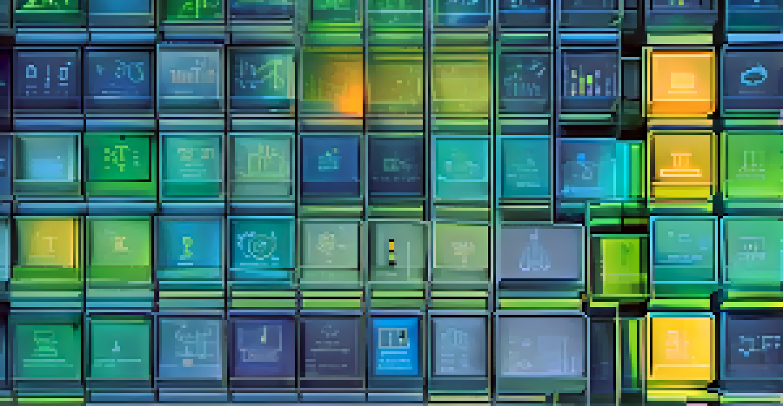 A close-up of a digital ledger showing a blockchain network with interconnected blocks representing user profiles and digital signatures.
