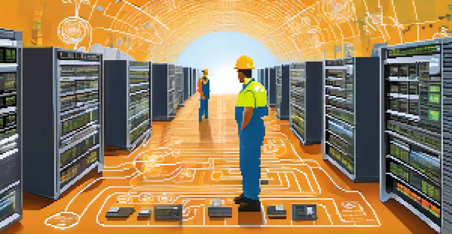 An infographic comparing Proof of Work and Proof of Stake mining methods with visuals of miners and validators.